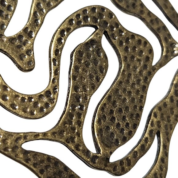 Abstract Brass Pendant Jewelry Making DIY Boho Elegant Fashion Women - Picture 2 of 4